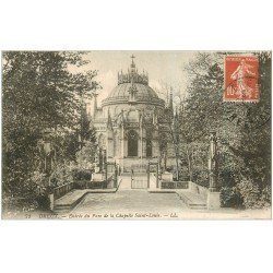carte postale ancienne 28 DREUX. Chapelle Saint-Louis Parc 1919