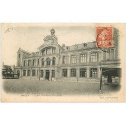 carte postale ancienne 28 DREUX. Ecole de Garçons 1910