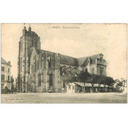 carte postale ancienne 28 DREUX. Eglise Saint-Pierre. Ed Foucault