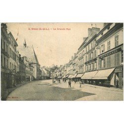 carte postale ancienne 28 DREUX. Grande Rue vers 1910 Confection Au Progrès