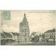 carte postale ancienne 28 DREUX. Hôtel de Ville Place Métézeau 1906 Comissariat de Police