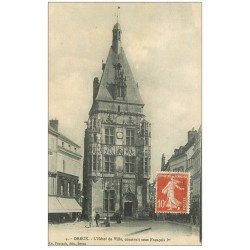 carte postale ancienne 28 DREUX. Hôtel de Ville. Ed Foucault 1912