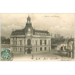carte postale ancienne 28 DREUX. La Caisse d'Epargne 1903