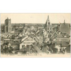 carte postale ancienne 28 DREUX. Panorama Bazar 1917