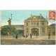 carte postale ancienne 03 VICHY. La Gare 1910 carte toilée édition Aqua Photo