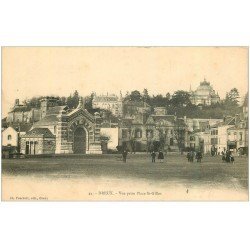 carte postale ancienne 28 DREUX. Place Saint-Gilles