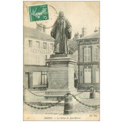 carte postale ancienne 28 DREUX. Statue Jean-Rotrou 1909