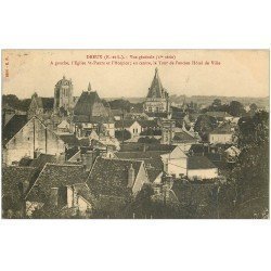carte postale ancienne 28 DREUX. Vue générale 1911