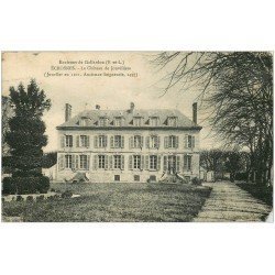 carte postale ancienne 28 ECROSNES. Château de Jonvilliers. Pli. coin et timbre manquant...