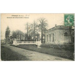 carte postale ancienne 28 EPERNON. Domaine de la Savonnière 1923
