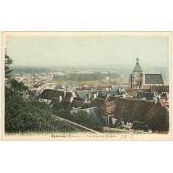carte postale ancienne 28 EPERNON. Vue en couleurs. Edition Château Tabac Vins