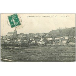 carte postale ancienne 28 EPERNON. Vue générale 1910