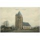 carte postale ancienne 28 HANCHES. Eglise et Cimetière 1908