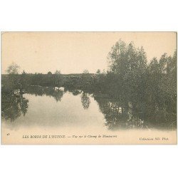 carte postale ancienne 28 HUISNE. Champ de Manoeuvres