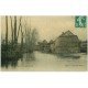 carte postale ancienne 28 ILLIERS. Un Coin du Loir 1913 carte toilée. Edition Francour