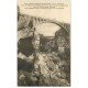carte postale ancienne 01 MOULIN-DES-PIERRES. Valserine Pont du Tramway de Bellegarde à Chézery