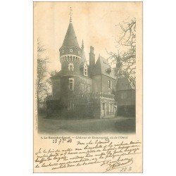 carte postale ancienne 28 LA BAZOCHE-GOUET. Château de Beauregard 1903