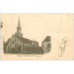 carte postale ancienne 28 LA BAZOCHE-GOUET. L'Eglise 1902