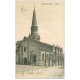carte postale ancienne 28 LA BAZOCHE-GOUET. L'Eglise 1922 avec enfants