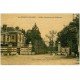 carte postale ancienne 28 LA FERTE-VIDAME. Grille du Château 1917. Carte de luxe Arnonville
