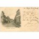carte postale ancienne 28 LA LOUPE. Rue de Chartres 1903. Epicerie et Quincaillerie