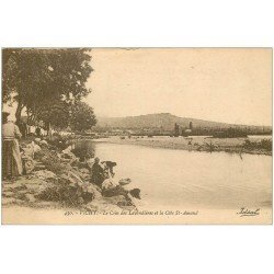 carte postale ancienne 03 VICHY. L'Allier. Laveuses Lavandières de Saint-Amand