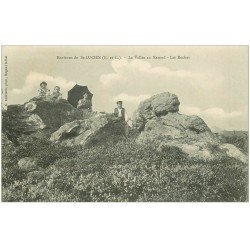 carte postale ancienne 28 LA VALLEE AU RENARD. Les Roches
