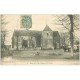 carte postale ancienne 28 LA VILLE-L'EVEQUE. Eglise 1906 attelage carosse