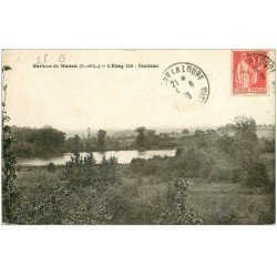 carte postale ancienne 28 L'ETANG JOLI 1933