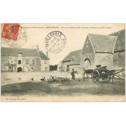 carte postale ancienne 28 MAILLEBOIS. Ferme de Rouvray 1908