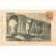 carte postale ancienne 28 MAINTENON. Aqueduc 1911. Carte velin style parchemin découpe à la ficelle