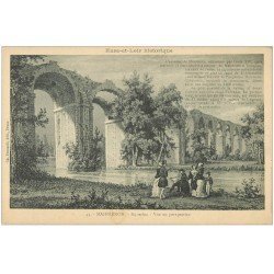 carte postale ancienne 28 MAINTENON. Aqueduc vue en perspective
