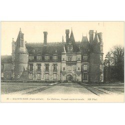 carte postale ancienne 28 MAINTENON. Château. Façade septentrionale