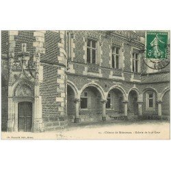 carte postale ancienne 28 MAINTENON. Château. Galerie 2° Cour 1907