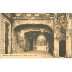 carte postale ancienne 28 MAINTENON. Château. Portail d'Entrée