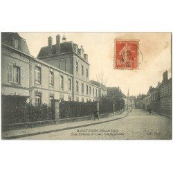 carte postale ancienne 28 MAINTENON. Ecole Primaire et Cours Complémentaire 1912