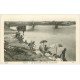 carte postale ancienne 03 VICHY. Lavandière et Laveuses sur l'Allier