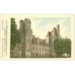 carte postale ancienne 28 MONTIGNY-LE-GANNELON. Le Château carte notice