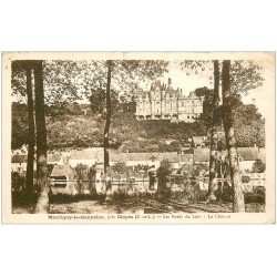 carte postale ancienne 28 MONTIGNY-LE-GANNELON. Le Château. Timbre manquant