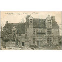 carte postale ancienne 28 MONTIGNY-SUR-AVRE. Montuel Château des Templiers