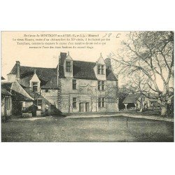 carte postale ancienne 28 MONTIGNY-SUR-AVRE. MONTUEL. Manoir des Templiers 1930