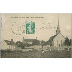 carte postale ancienne 28 MORVILLIERS 1908