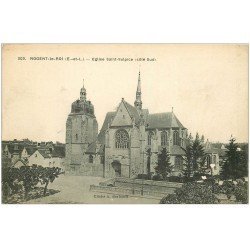 carte postale ancienne 28 NOGENT-LE-ROI. Eglise Saint-Sulpice avec Livret de 1890 à 1917