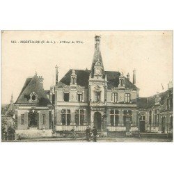 carte postale ancienne 28 NOGENT-LE-ROI. Hôtel de Ville 1934
