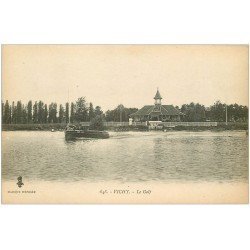 carte postale ancienne 03 VICHY. Le Canot à moteur du Golf