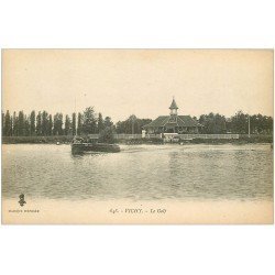 carte postale ancienne 03 VICHY. Le Canot à moteur du Golf