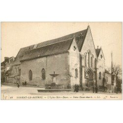 carte postale ancienne 28 NOGENT-LE-ROTROU. Eglise Notre-Dame