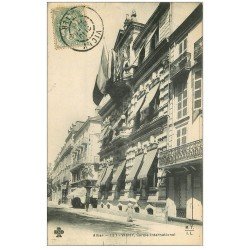 carte postale ancienne 03 VICHY. Le Cercle International 1908 et au Fidèle Berger