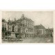 carte postale ancienne 28 NOGENT-LE-ROTROU. Hôtel de Ville Place Saint-Paul. Banque Populaire et Café Chevalier