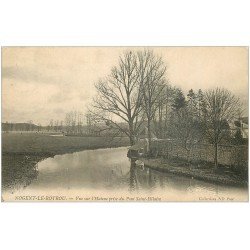 carte postale ancienne 28 NOGENT-LE-ROTROU. L'Huisne 1905